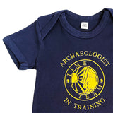 Baby Bodysuit - Time Team 'Archaeologist in Training' - Navy