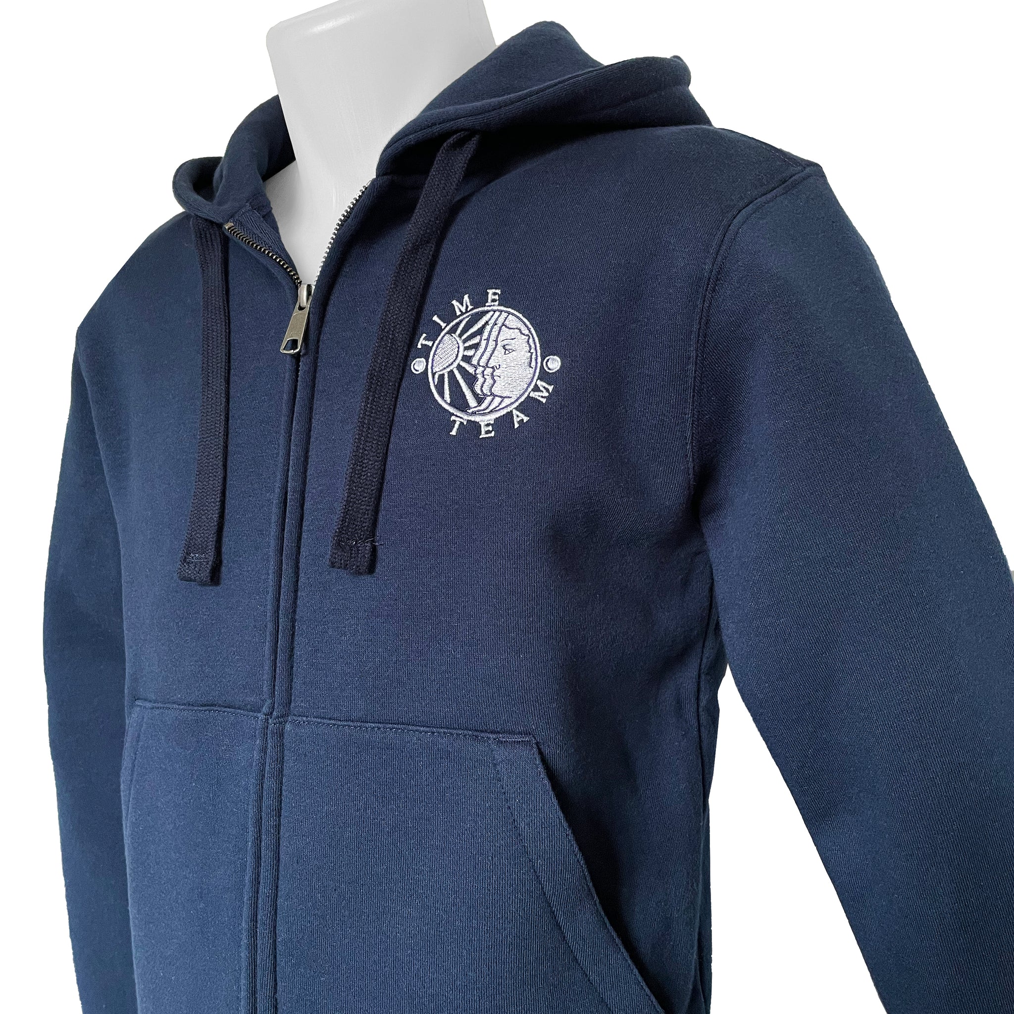 Men's Time Team Original Zip Hoodie - Navy