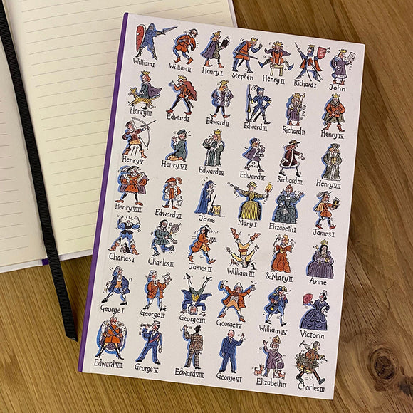 Kings & Queens of England Picturemap Notebook