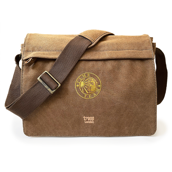 Army canvas top messenger bag
