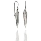 Silver Roman Arrowhead Hook Earrings (Abigail Brown Collection)
