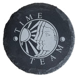 Time Team Engraved Slate Coaster