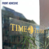 Time Team Gold Banner Sticker