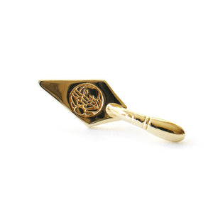 Time Team Gold Archaeology Trowel Lapel Pin (Ontogenie, Kimberly Falk Collection)