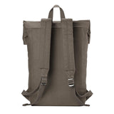 Large Waxed Canvas Laptop Backpack - Olive