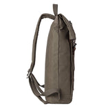 Large Waxed Canvas Laptop Backpack - Olive